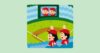 野球場のビジョンのイラスト（いらすと屋）