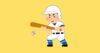 野球選手のイラスト