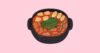 キムチ鍋のイラスト