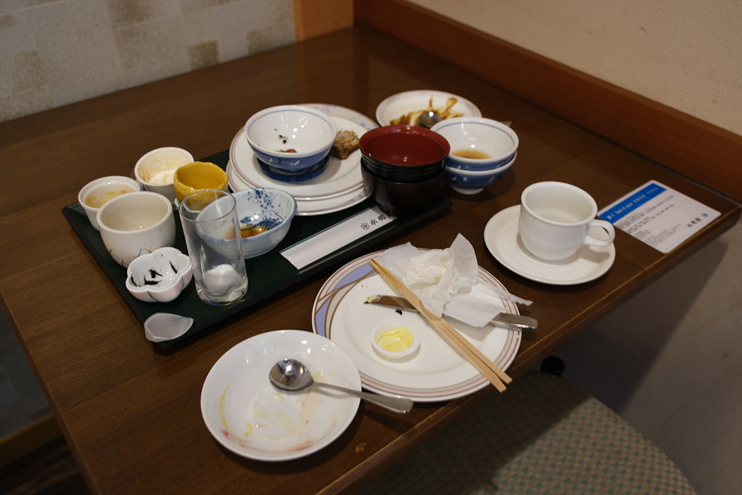 旅館の朝食