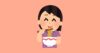 ラーメンを食べる女の子のイラスト