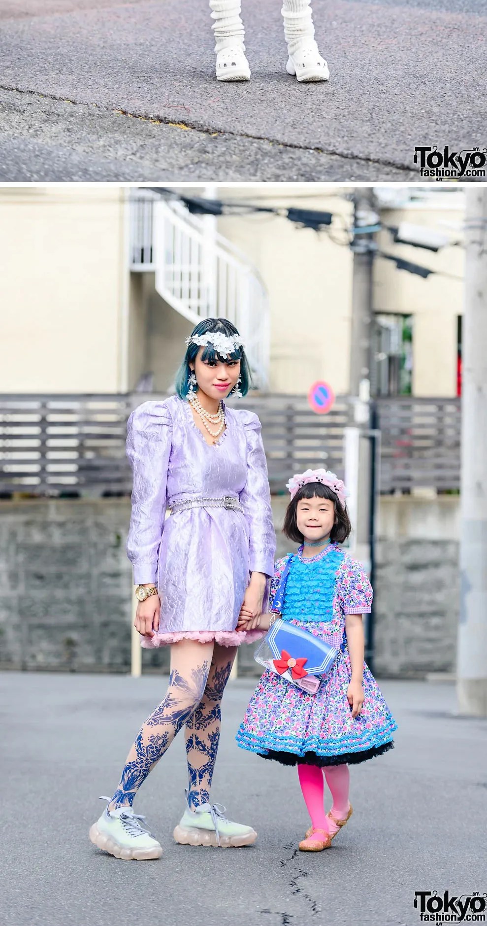 原宿のストリートファッションのスナップ写真