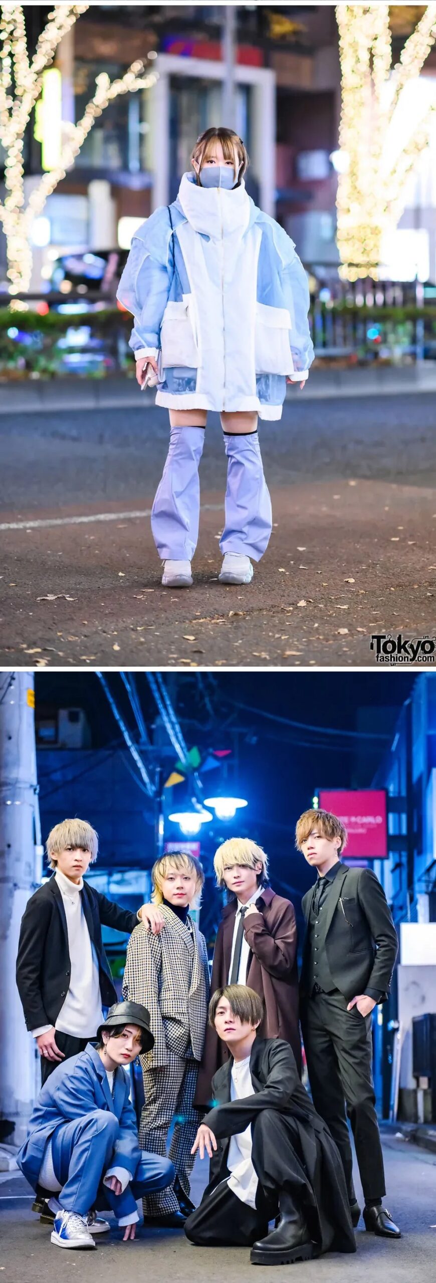 原宿のストリートファッションのスナップ写真