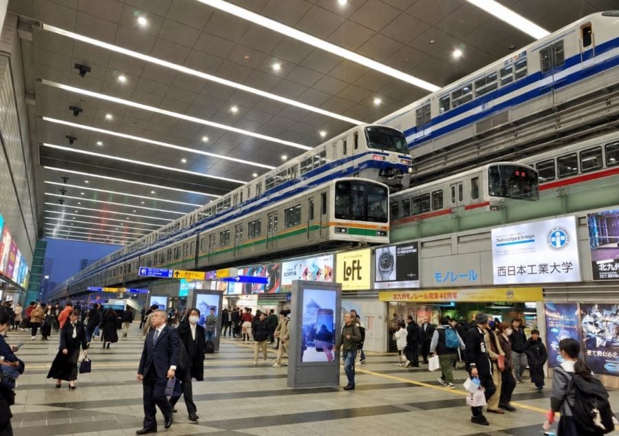 韓国の掲示板で話題になった日本の駅の写真1