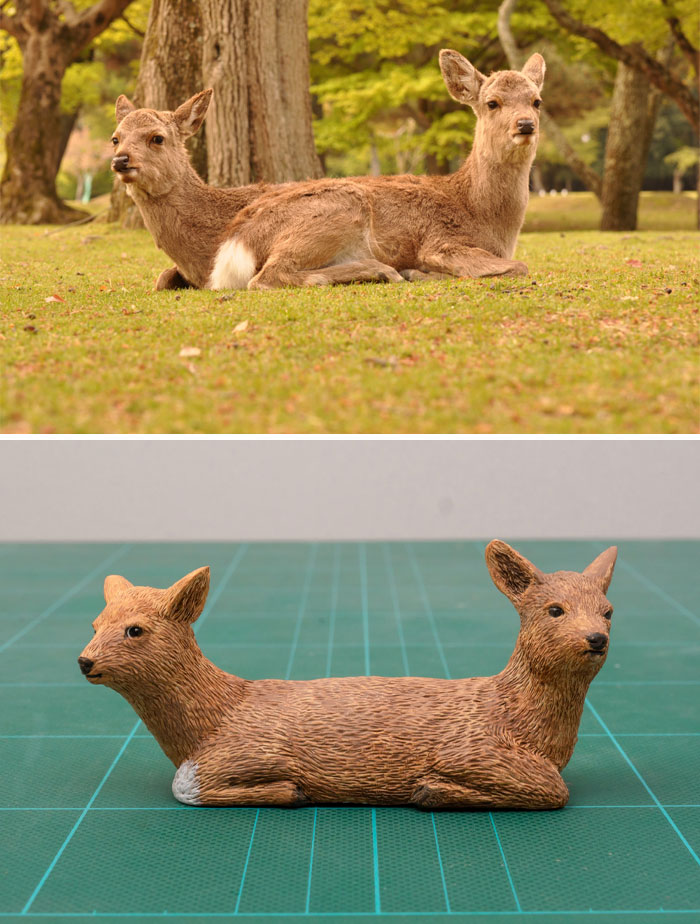 鹿のフィギュア