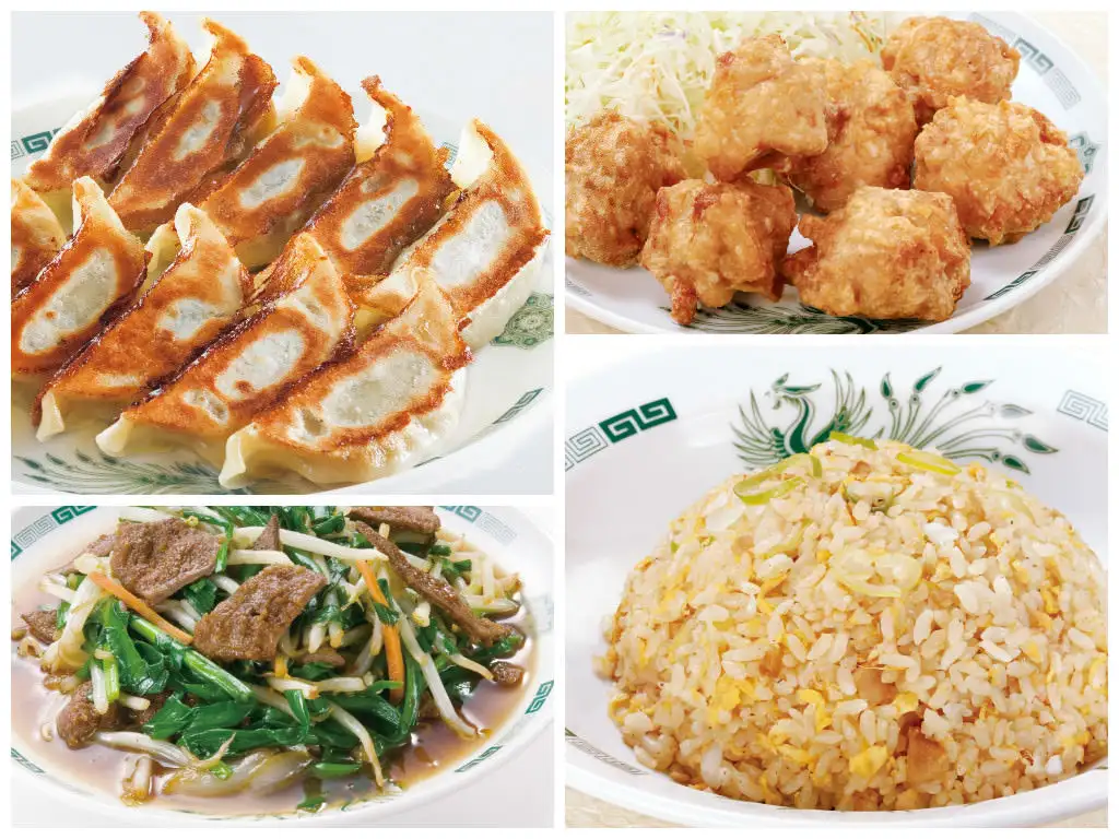 日本の中華チェーンの料理