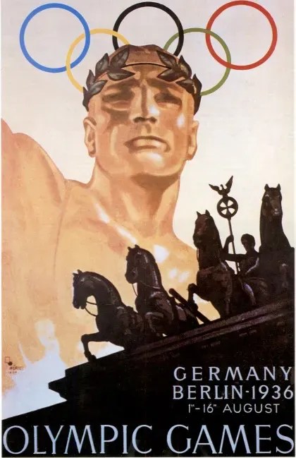 1936年ベルリン五輪のポスター