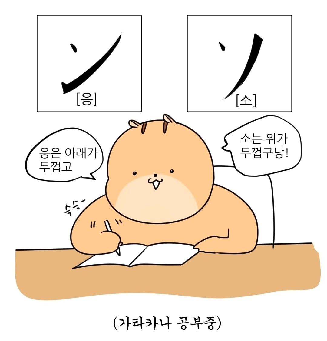 日本語学習で紛らわしい2文字を示した画像1