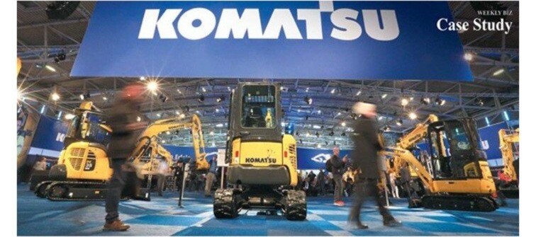 コマツの建設機械