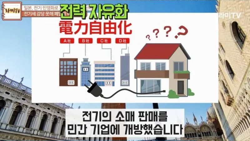 電力自由化を伝える画面