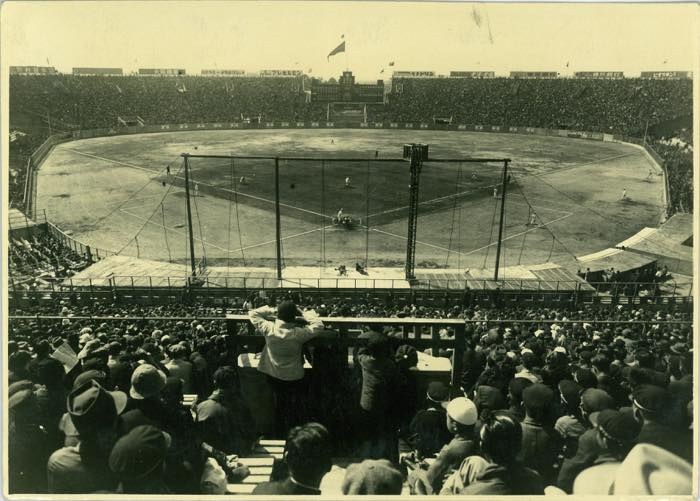 1948年ごろの甲子園球場のスタンド