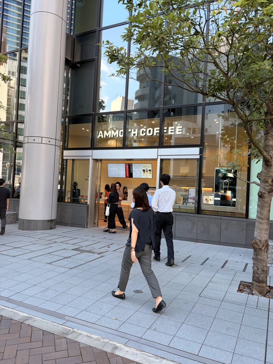 日本の韓国系コーヒー店の写真1