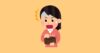 財布を持って驚く人物のイメージイラスト