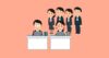 会社で働く人たちのイメージイラスト