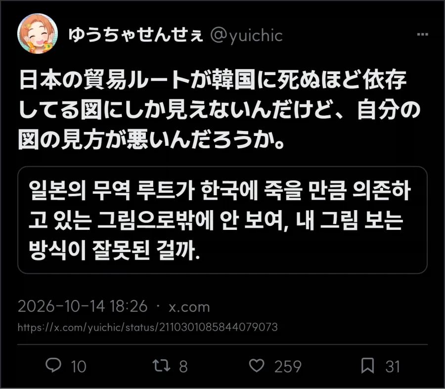 釜山港航路図に関する元記事画像2